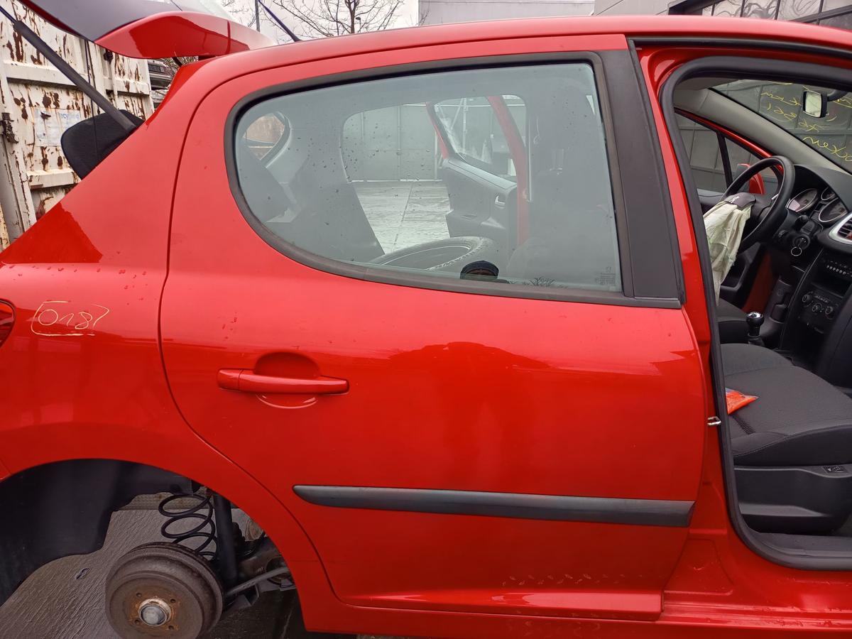 Peugeot 207 original T&uuml;r hinten rechts Fond 5t&uuml;rer KKN Nevadarot Bj 2010