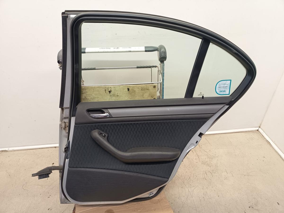 BMW E46 Limo original T&uuml;r hinten rechts 354 Titansilber Baujahr 2001