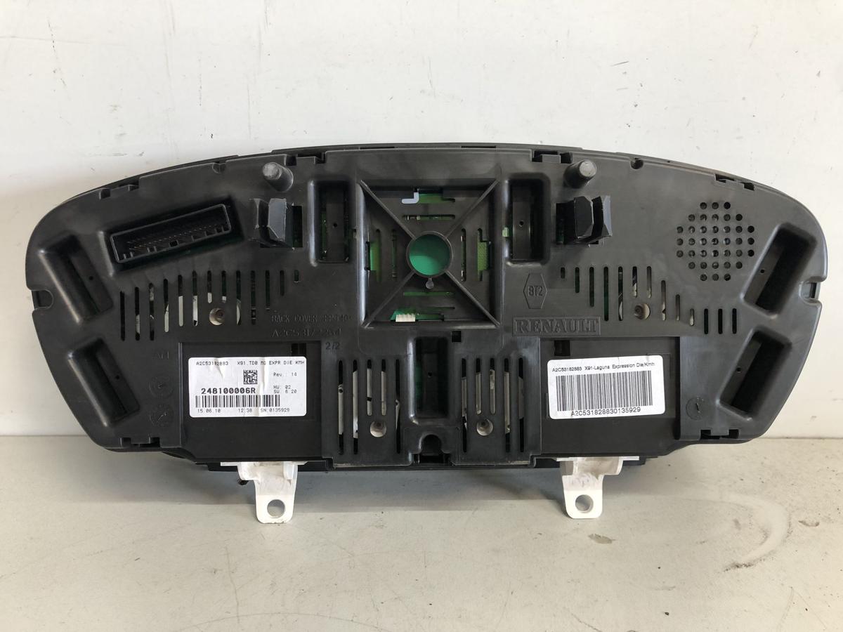 Renault Laguna III orig Kombiinstrument Tacho Steuergerät Diesel Schalter Bj2010