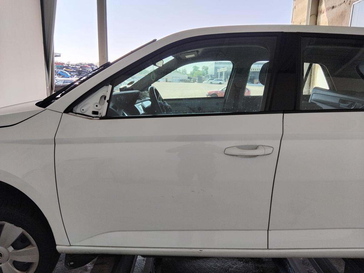 Skoda Fabia 3 III Tür vorn links Fahrertür weiss LF9F Laser White 5-Türer BJ2014
