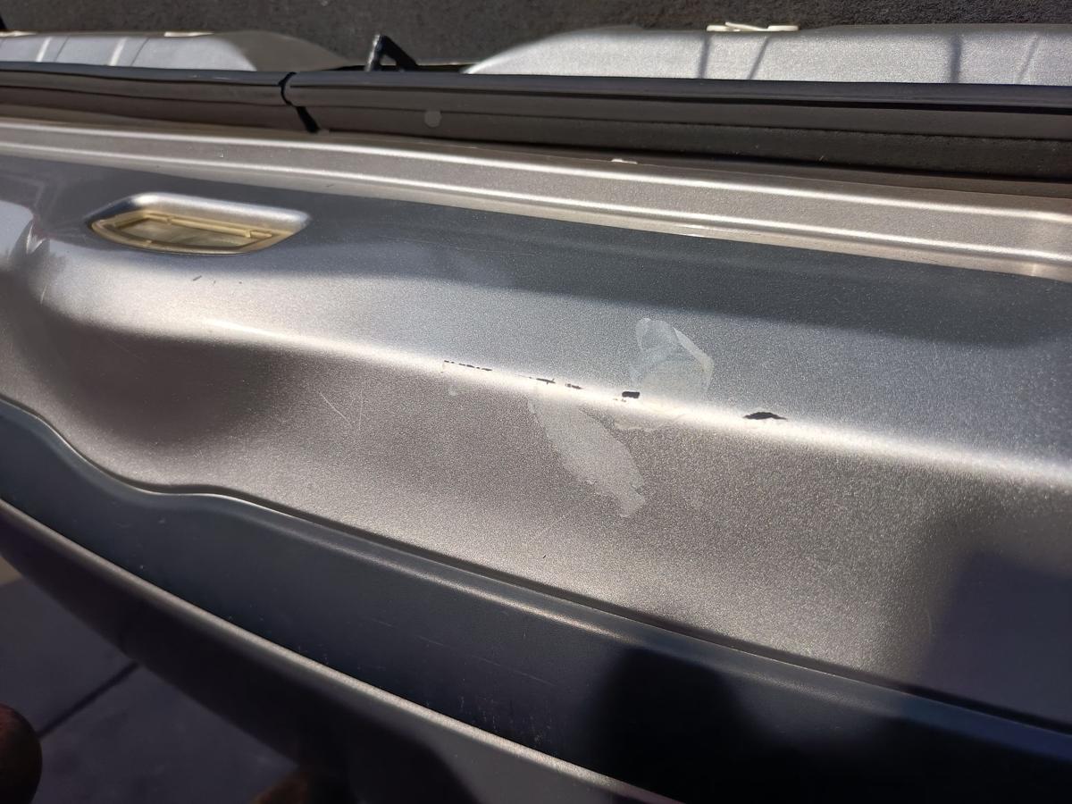 Nissan Micra K12 original Stoßstange Fänger hinten/Heck KY0 Quarzsilber Bj 2006