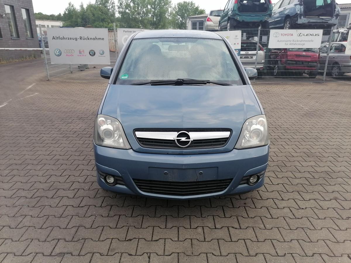 Opel Meriva A original T&uuml;r vorn rechts Blaumetallic Z21T Eisenherz Rohbau Bj.2008