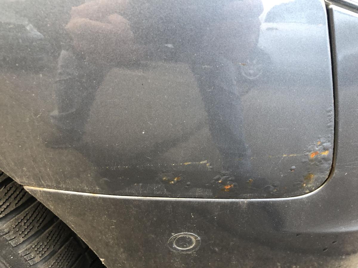 Peugeot 508 ND NE bis14 Kotfl&uuml;gel vorn rechts Beifahrerseite KTH grau Rost