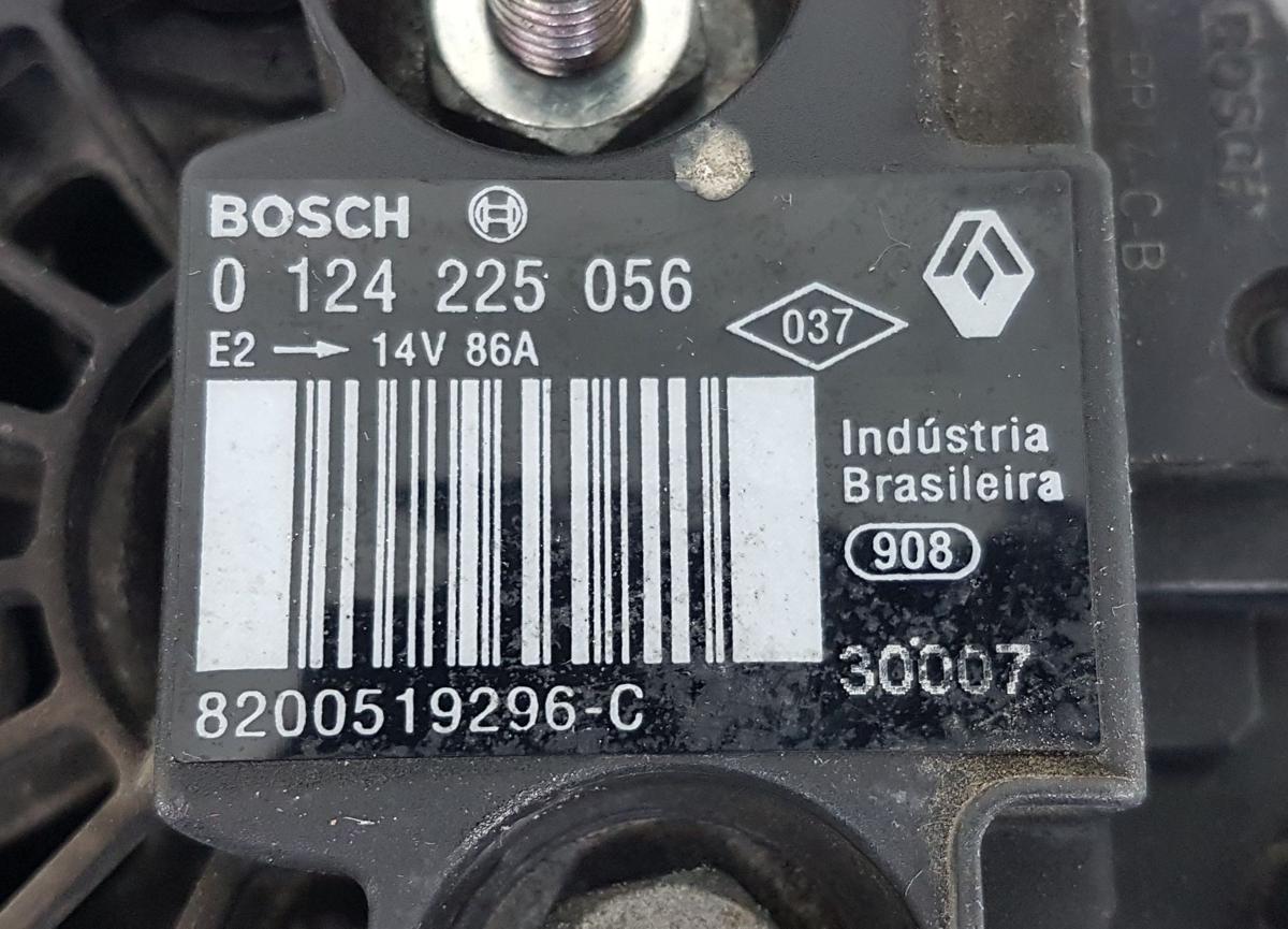 Renault Twingo II Lichtmaschine Generator 86A 8200519296C 0124225056 1,2 43kw