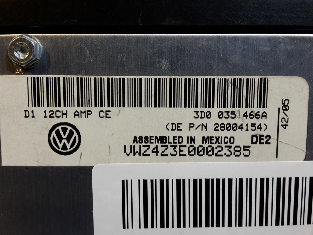 VW Phaeton BJ 2005 Verstärker Endstufe 3D0035466A