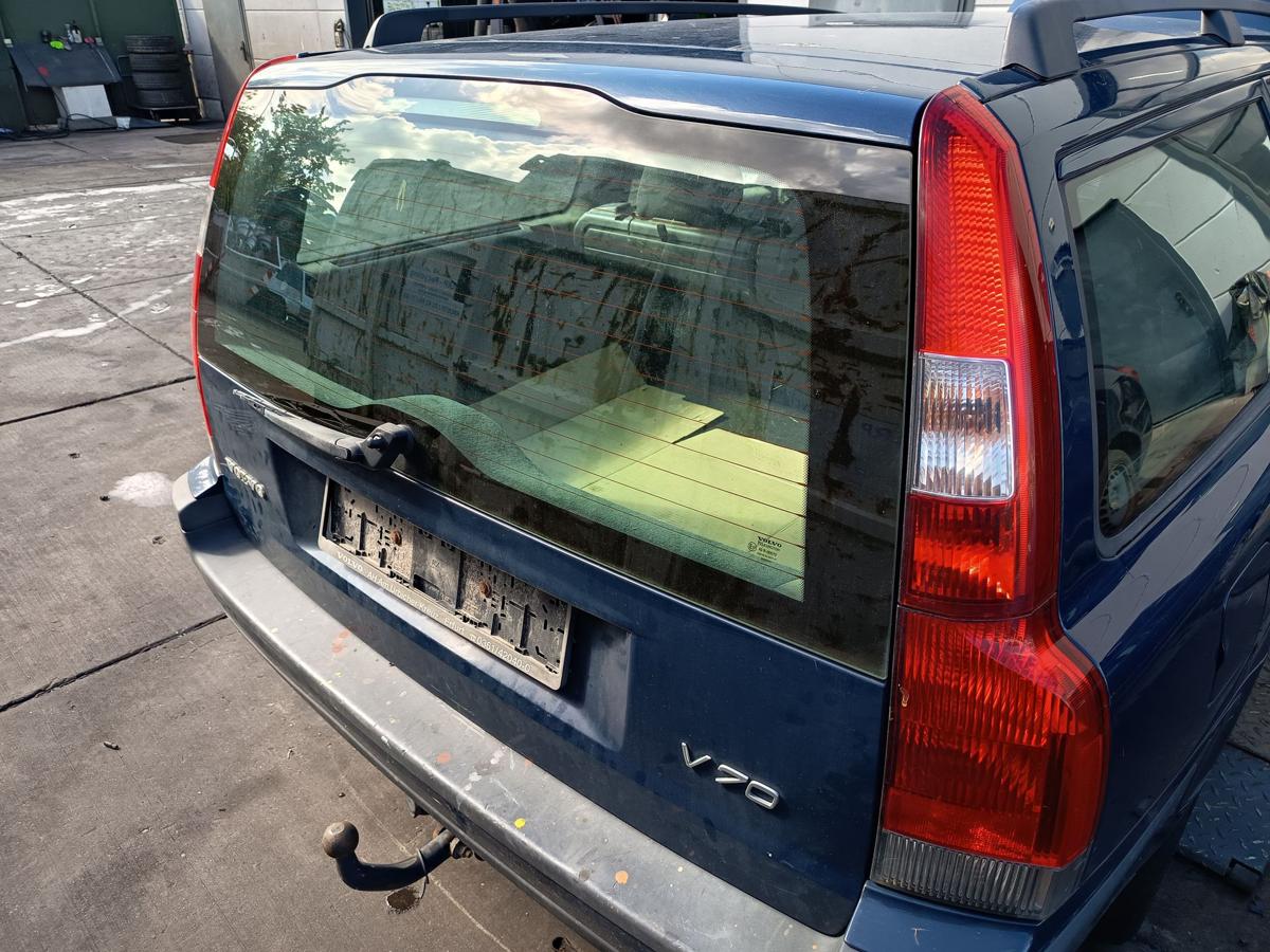Volvo V70 Kombi original Heckklappe mit Scheibe dunkelblau dark blue solid Bj 02
