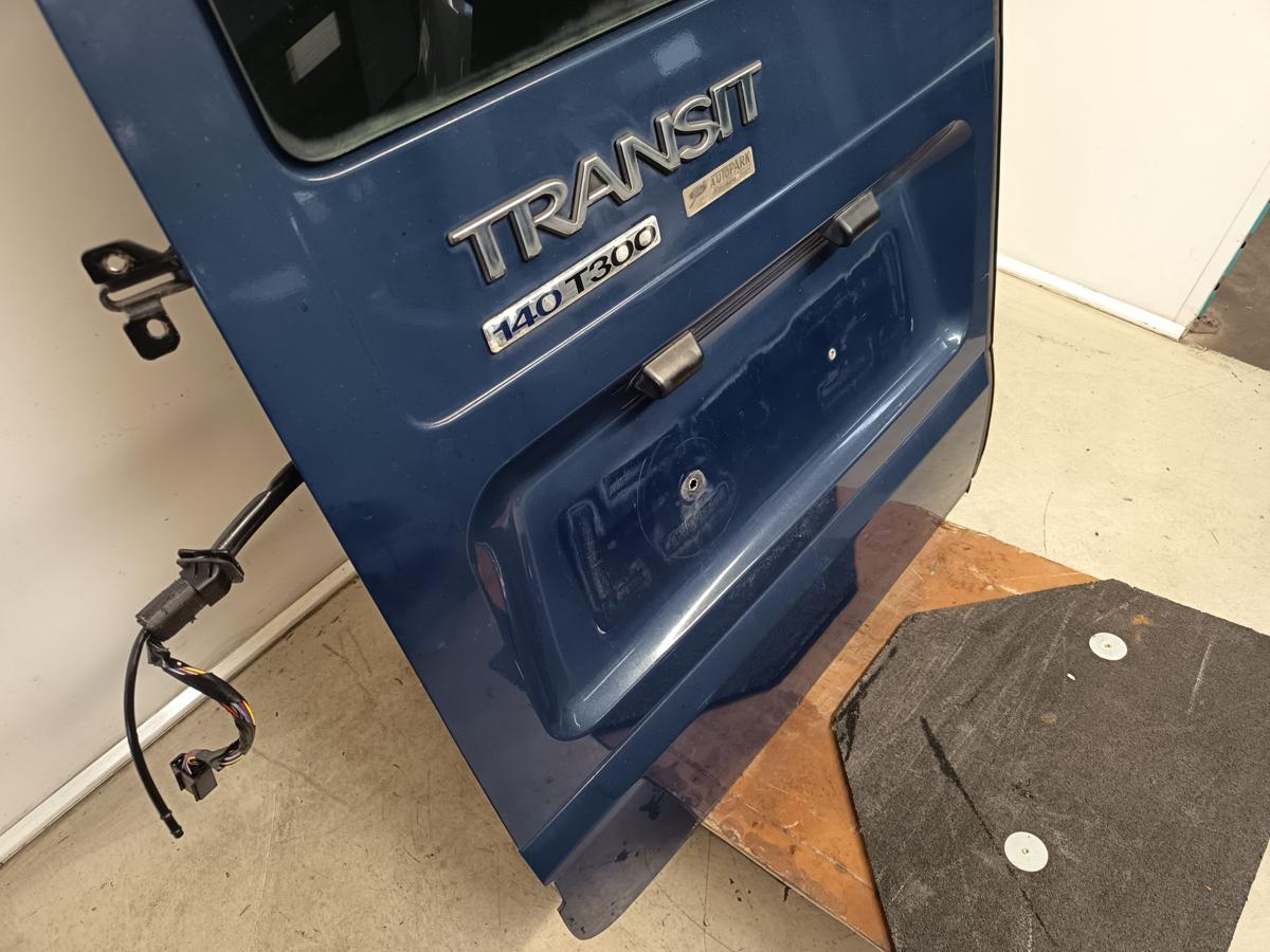 Ford Transit TT9 Heckfl&uuml;gelt&uuml;r links mit Fenster H2 180&deg; Blazerblue Bj 2013