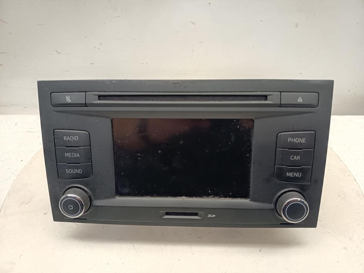 Seat Leon 5F original Radio Entry Plus 5F0035869A Baujahr 2014