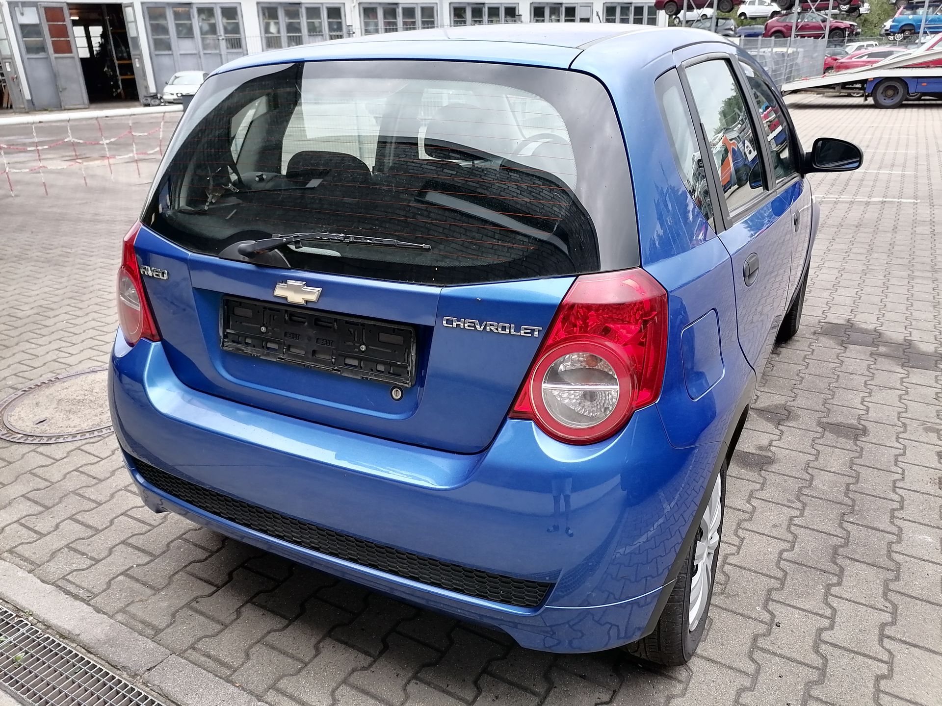 Chevrolet Aveo Sonnenblende rechts Grau BJ08-11