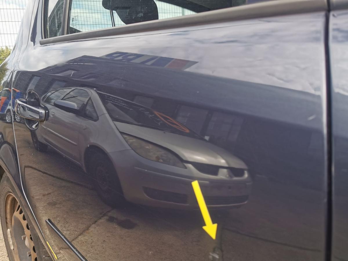 Opel Corsa D Tür Autotür Fondtür hinten rechts Z168 Metroblau Perl TEXT BILDER