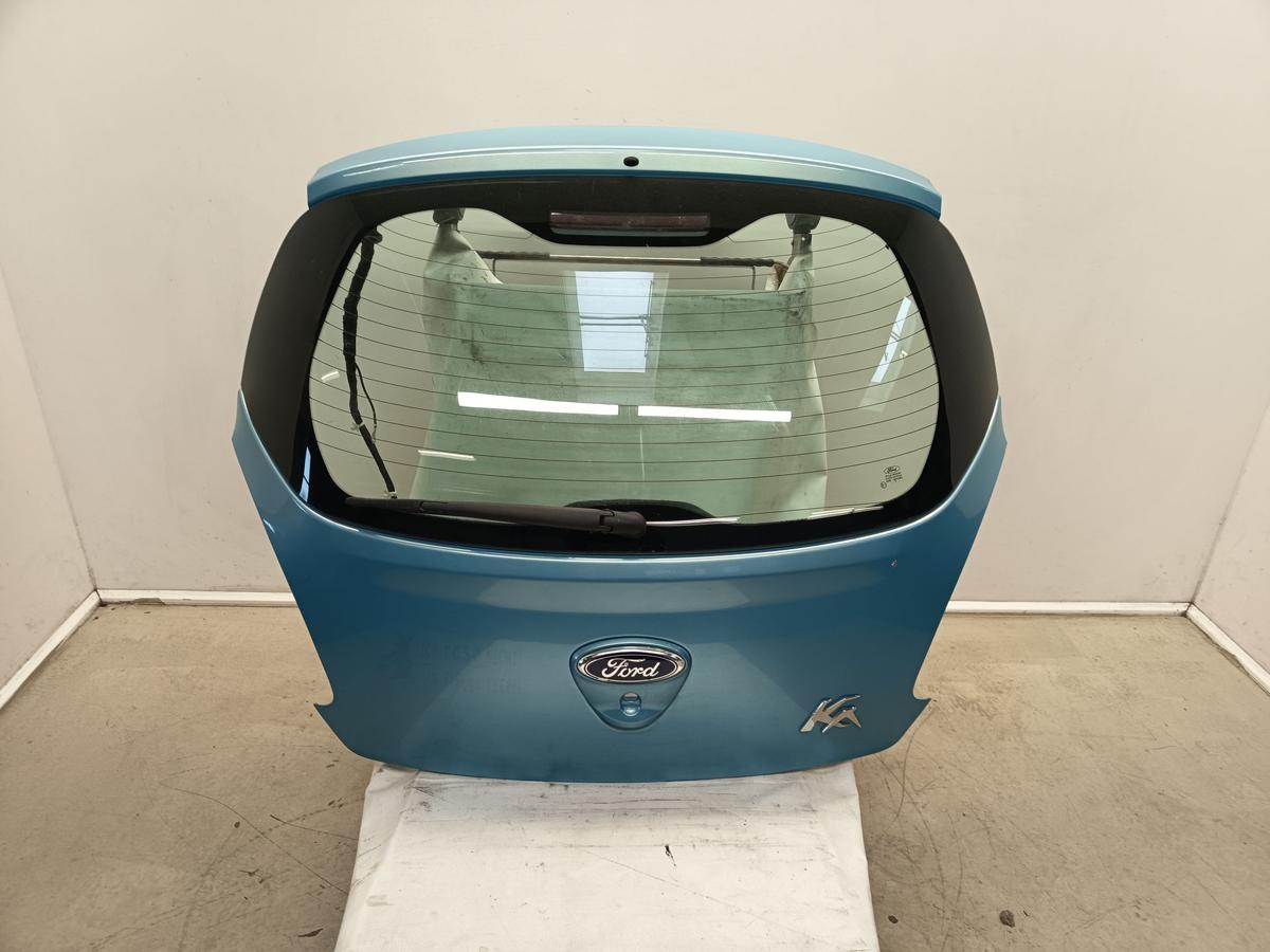 Ford Ka II RU8 original Heckklappe mit Scheibe Scubablau Bj 2014