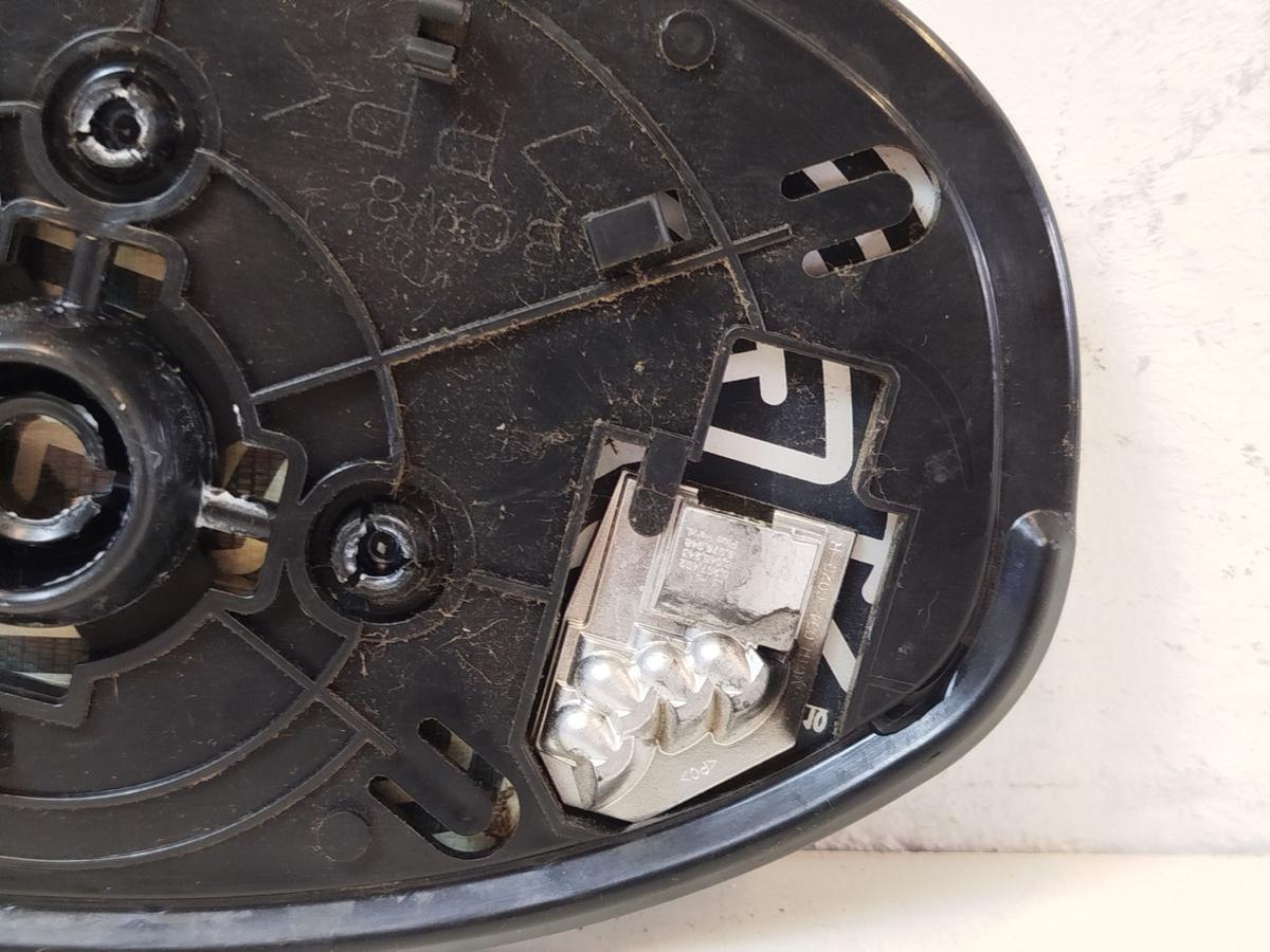 Mazda 3 BL Spiegelglas Glas Au&szlig;enspiegel rechts heizbar und Totwinkelleuchte