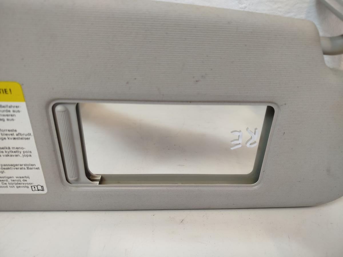 VW Passat 3C B7 Variant Sonnenblende vorn rechts Beifahrerseite mit Spiegel