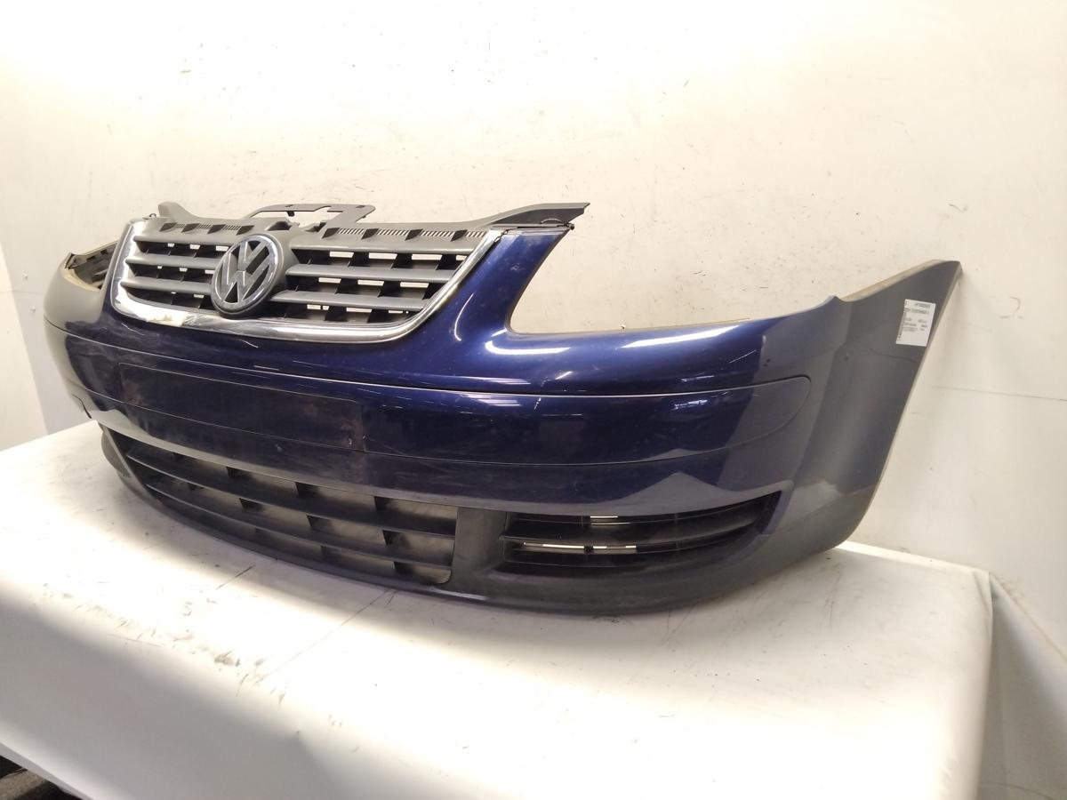 VW Touran 1T original Sto&szlig;f&auml;nger Sto&szlig;stange vorn LB5N Indigoblau Metallic BJ2003