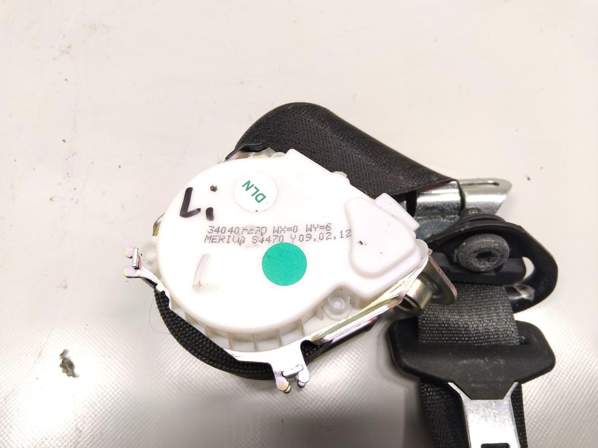 Opel Meriva B original Sicherheitsgurt vorn links schwarz unfallfrei Bj.2012