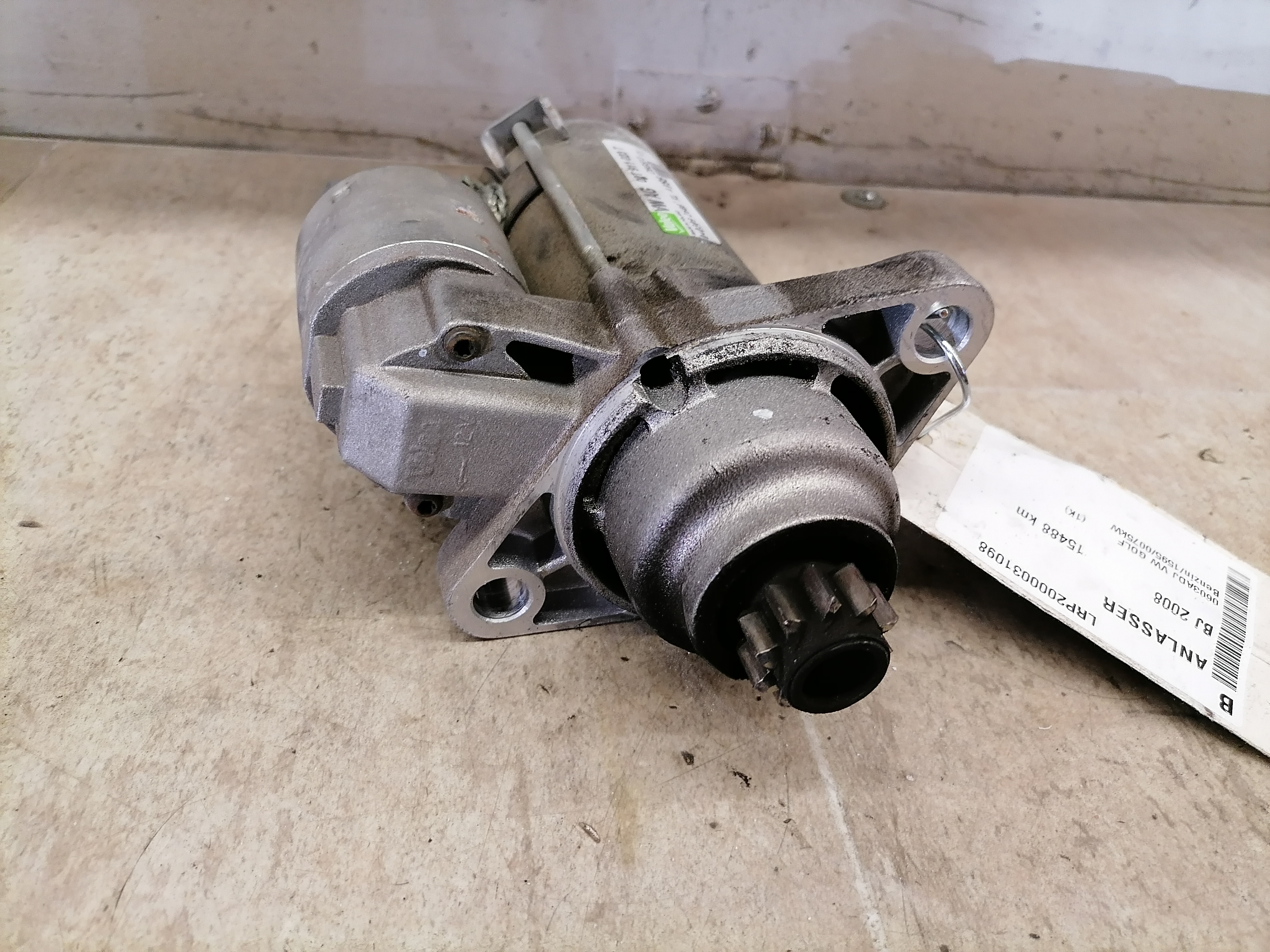 VW Golf 6 VI BJ08 Anlasser Starter 1.6 75KW 02T911023T Valeo