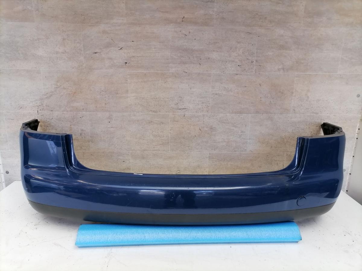 VW Touran 1T Stoßstange Stoßfänger hinten LL5M Indienblau BJ03-06