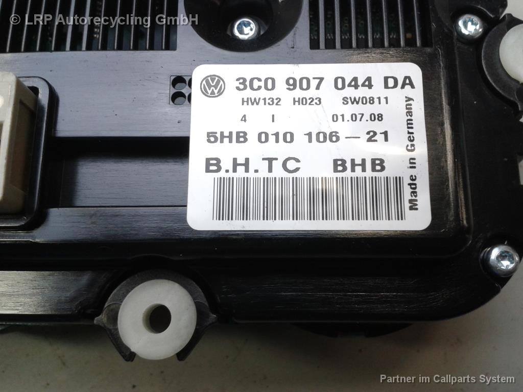 VW Passat 3C BJ2009 Klimabedienteil Heizungsregulierung 3C0907044DA Sitzheizung