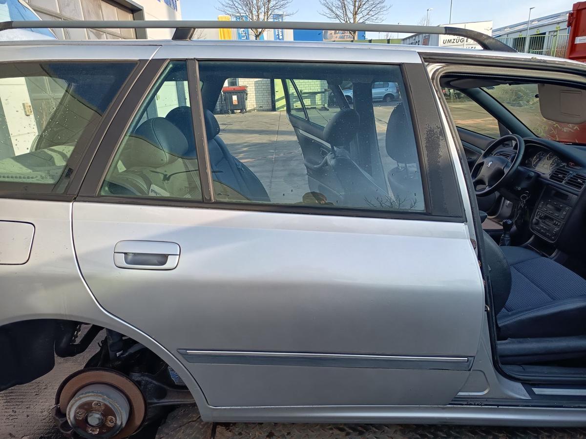 Peugeot 406 Break original T&uuml;r hinten rechts Fond EYC Quartzgrau Bj 2003