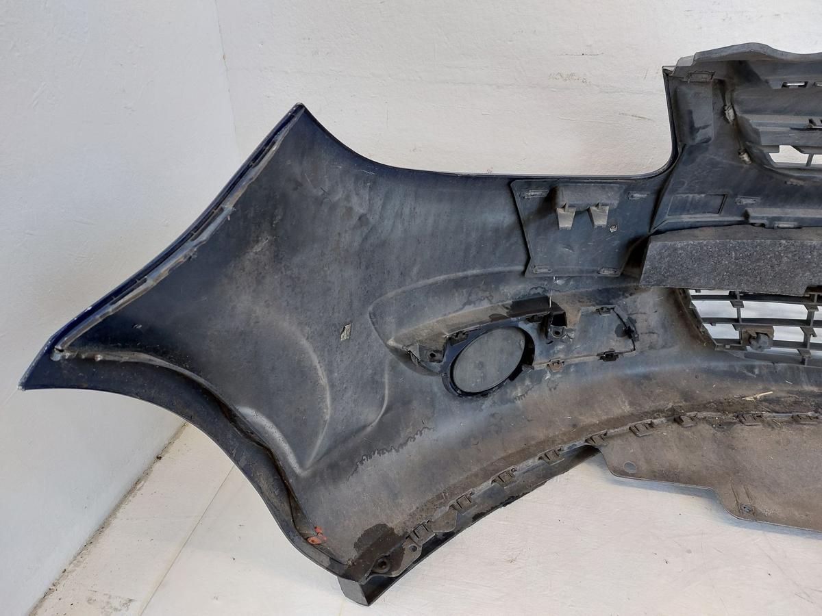 Opel Corsa D Sto&szlig;f&auml;nger vorn Frontsto&szlig;stange mit Grill Z20Z Royalblau Schaden