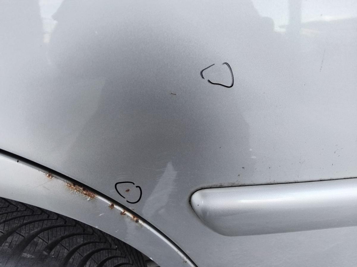 Nissan Micra K11 Tür hinten rechts 5-Türer KL0 silvermetallic 2.Facelift BJ2001