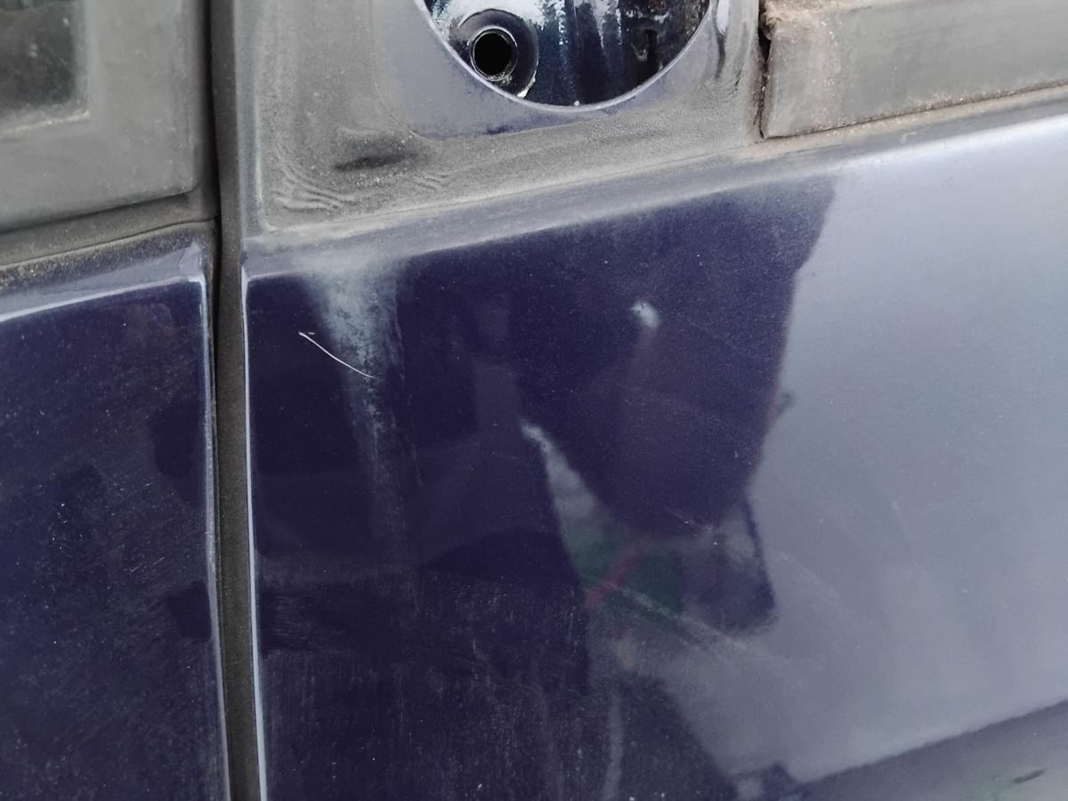 VW Sharan 7M Tür vorn links Fahrertür LD5G Dark Iron Blue Facelift BJ2009