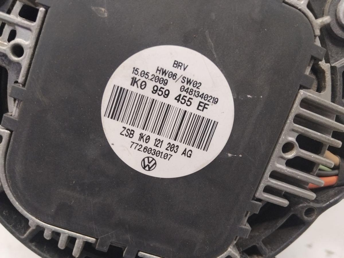 VW Golf 6 original Elektrol&uuml;fter 400W 1K0959455EF 1K0121203AG mit Zarge Bj.2009