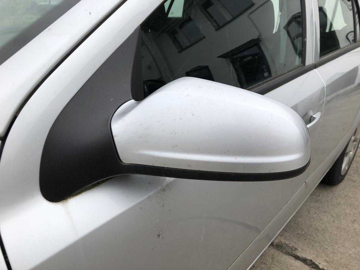Opel Astra H Au&szlig;enspiegel links Spiegel R&uuml;ckspiegel elektrisch 2AU Starsilber