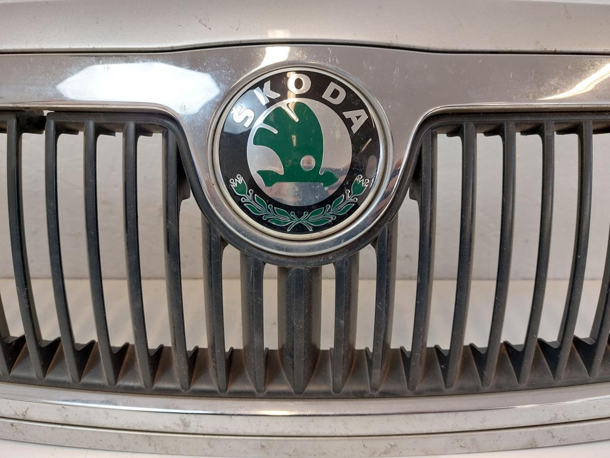 Skoda Fabia 6Y Kühlergrill Grill Frontgrill LF7T Diamantsilber metallic