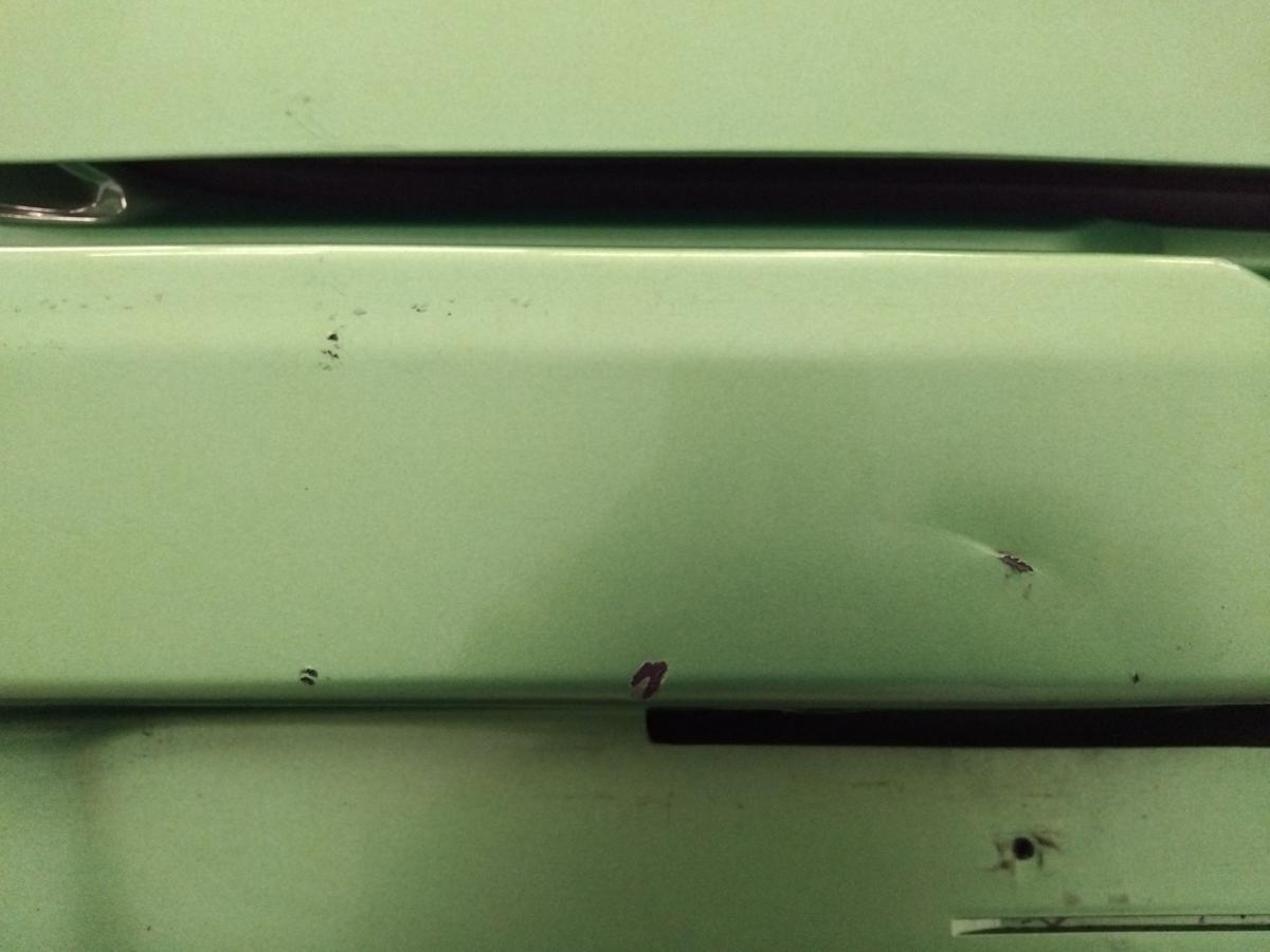 Mazda 2 DE original Sto&szlig;stange Stossf&auml;nger hinten hellgr&uuml;nmetallic BJ2008