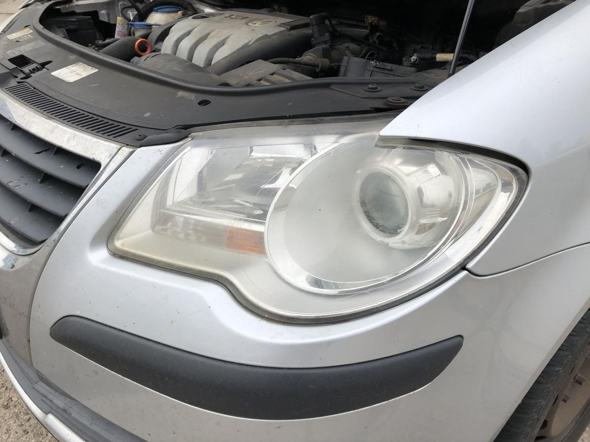 VW Touran 1T 1T2 GP Scheinwerfer links OEM Tr&uuml;b Frontscheinwerfer Halogen ab06