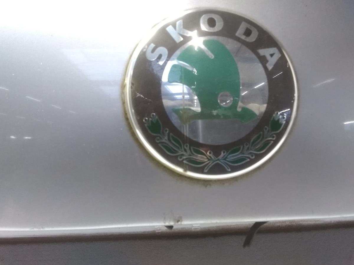 Skoda Fabia 6Y Kombi orig Motorhaube Deckel vorn 9102 Diamantsilber met Bj  02 - LRP Autorecycling