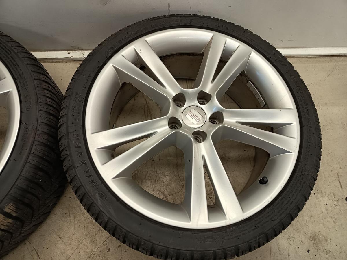 Seat Ibiza 6J original Alufelgen 7x17 ET43 6J0601025C mit Allwetterreifen