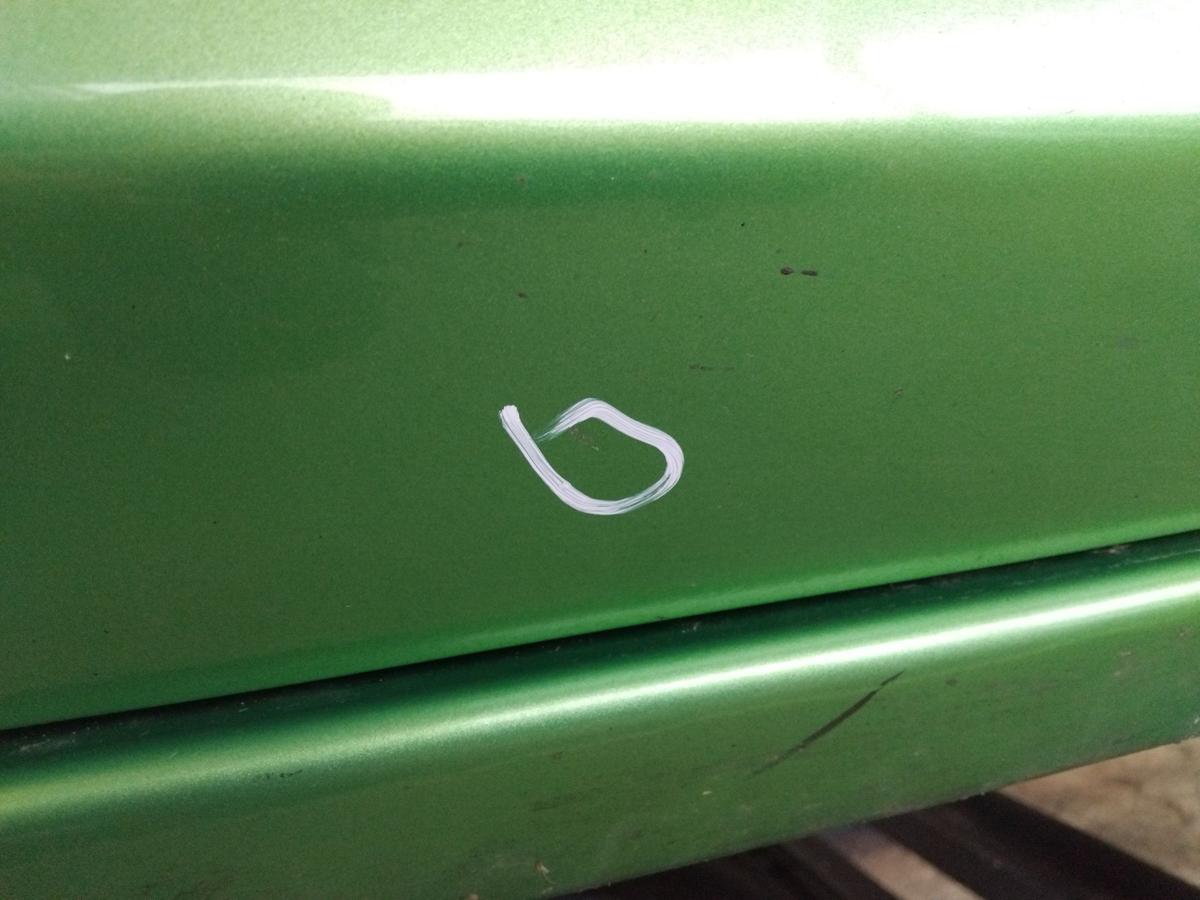 Mazda 2 DE T&uuml;r vorn rechts Beifahrert&uuml;r 3-t&uuml;rig hellgr&uuml;nmetallic BJ2008