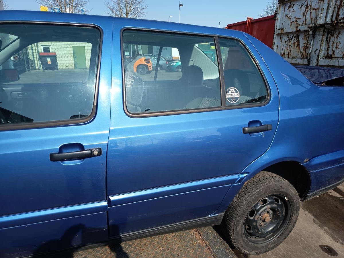 VW Vento 1HX original T&uuml;r hinten links Fond Fahrerseite R5V Fjordblau Bj 1996