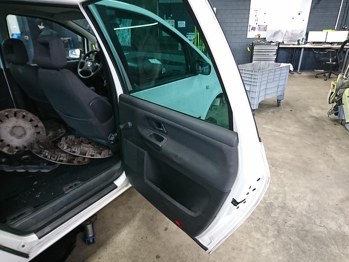 VW Sharan orig Tür hinten rechts LA9B Schneeweiß Facelift ab 2000