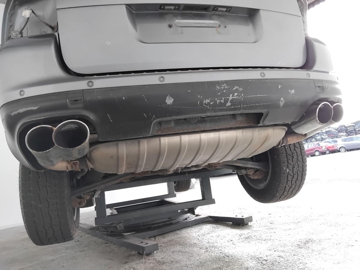 Porsche Cayenne 9PA Turbo orig.Stossf&auml;nger Sto&szlig;stange hinten PDC BJ2003 LD7Z Titanium