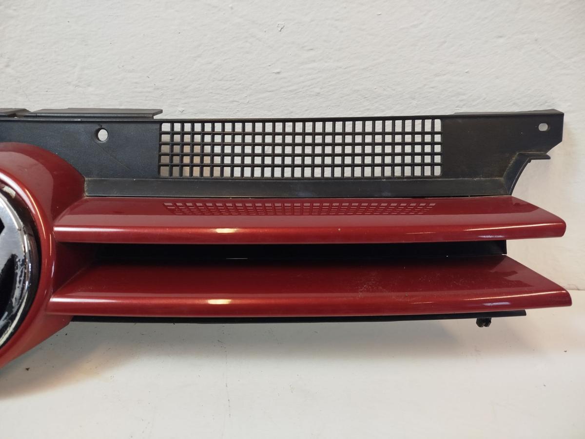 VW Golf 4 1J IV K&uuml;hlergrill Frontgrill Grill mit Logo LC3K Canyonrot
