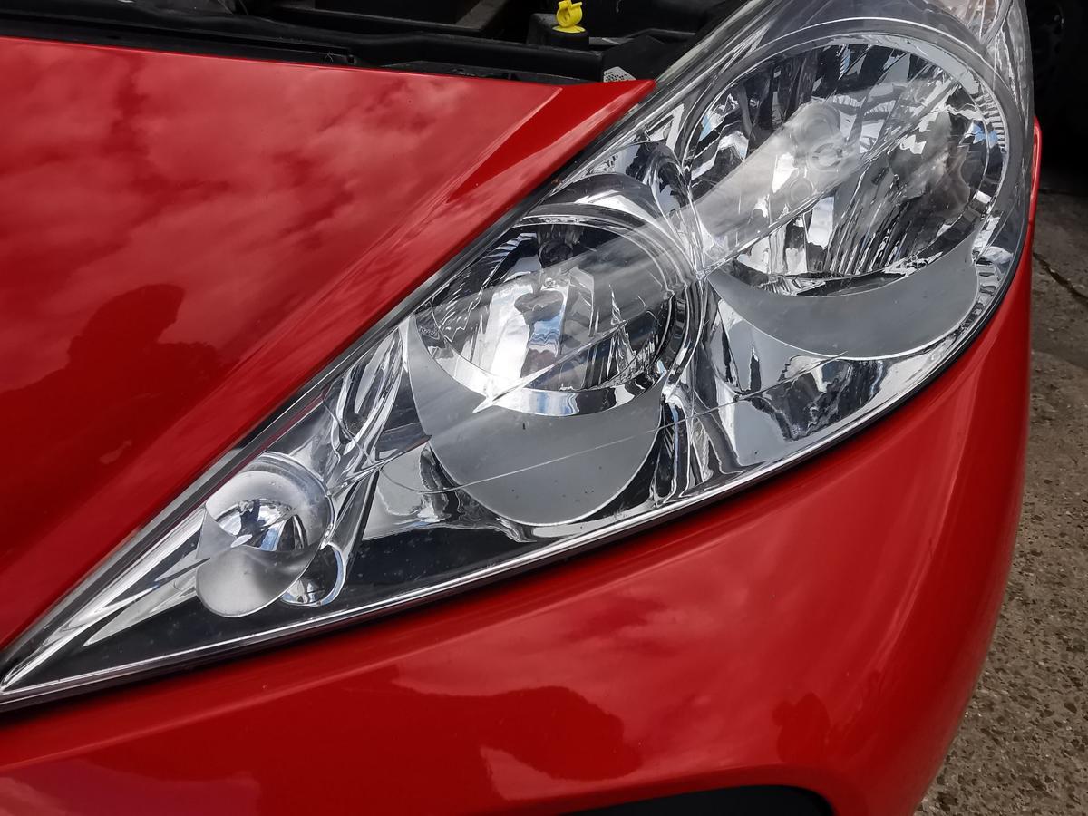Peugeot 207SW WE Scheinwerfer Hauptscheinwerfer Frontscheinwerfer vorn links