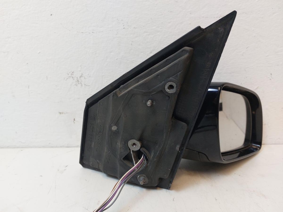 VW Polo 9N1 Aussenspiegel R&uuml;ckspiegel Spiegel elek rechts L041 schwarz