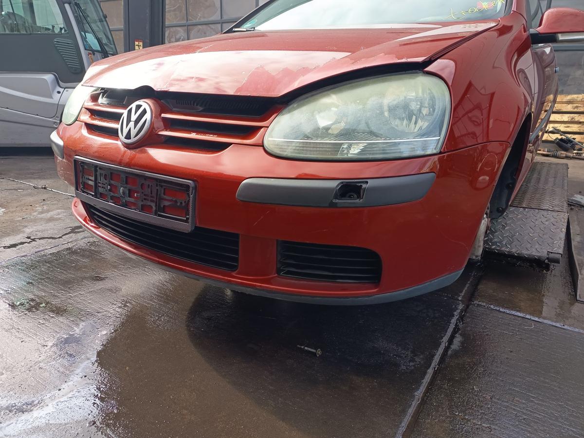 VW Golf V 5 original Stoßstange vorn SRA Stoßfänger LA3W Rot Bj 2003 VW Golf V 5 original Stoßstange vorn SRA Stoßfänger LA3W Rot Bj 2003