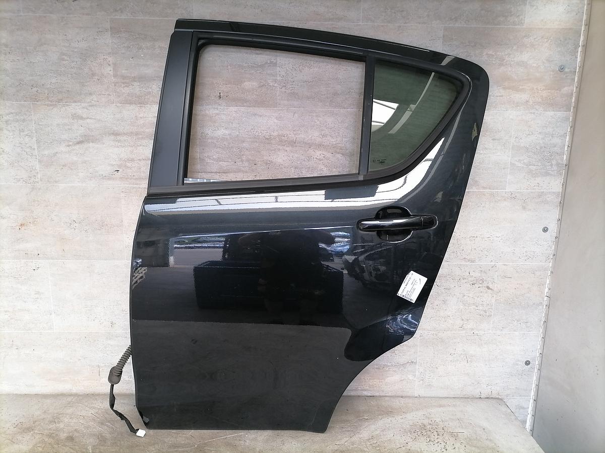 Opel Agila (B) 07-14 Tür hinten links Schwarz