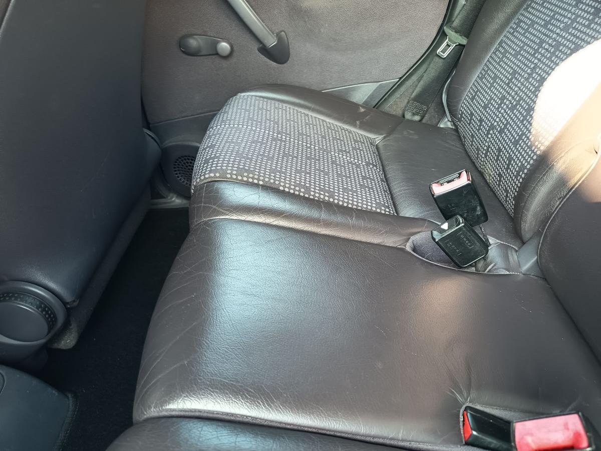 Mercedes A-Kl. W168 original R&uuml;cksitze komplett Leder/Stoff schwarz/grau Bj 1999