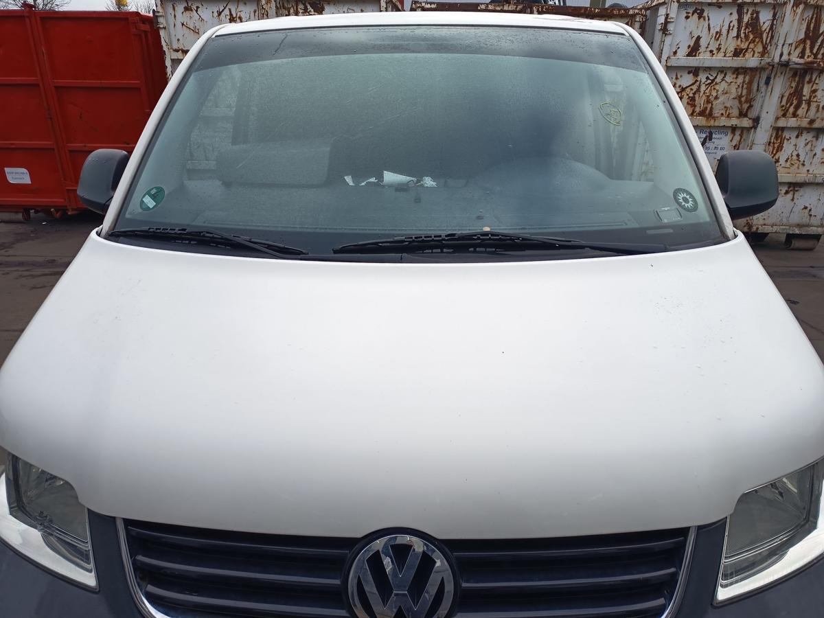 VW T5 7H Transporter Motorhaube Klappe Deckel vorn Front 902 Grauwei&szlig; Bj 2006