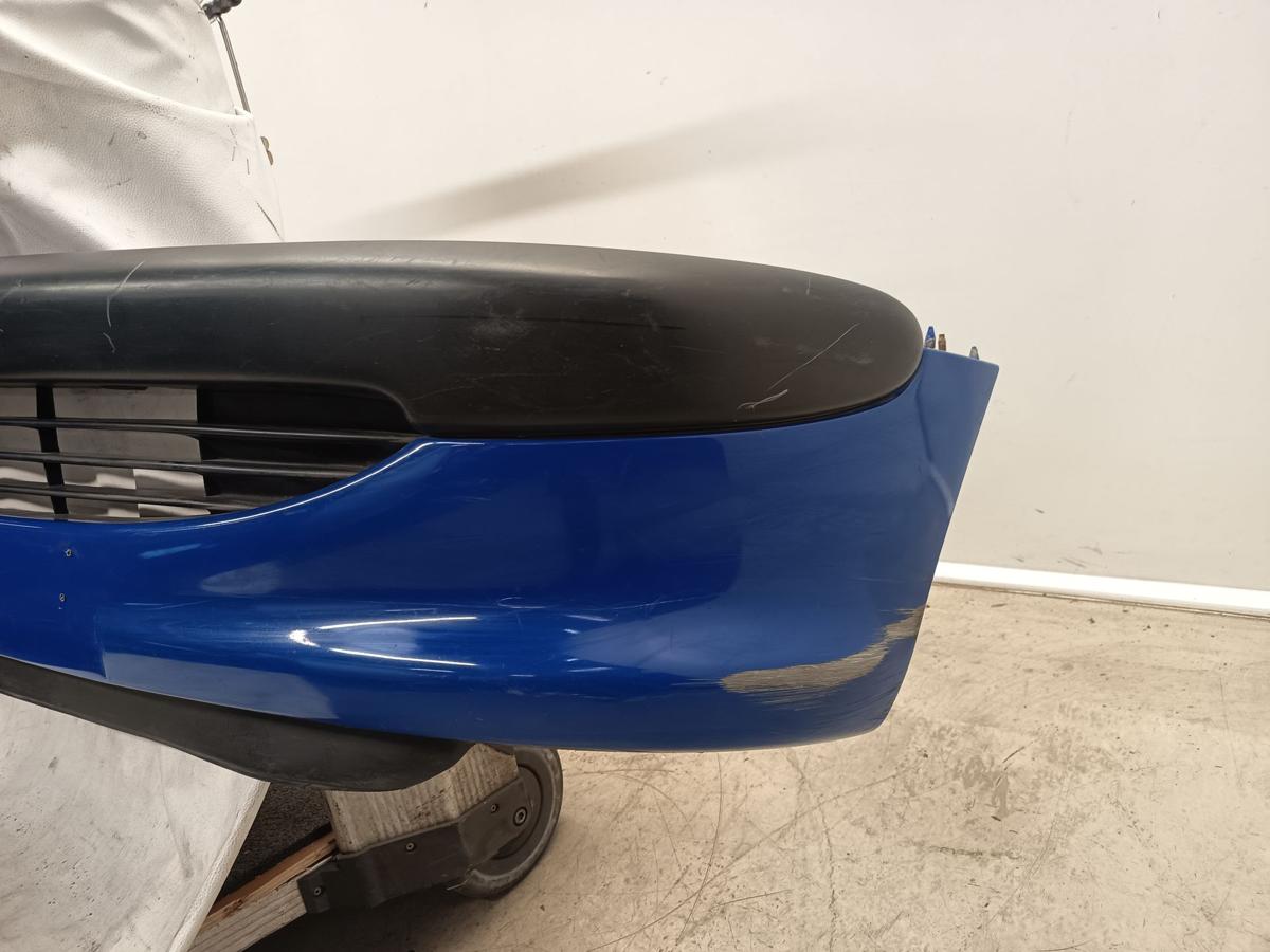 Peugeot 206 original Stoßfänger Stoßstange vorn EGJ Blau Santorini Bj 1999