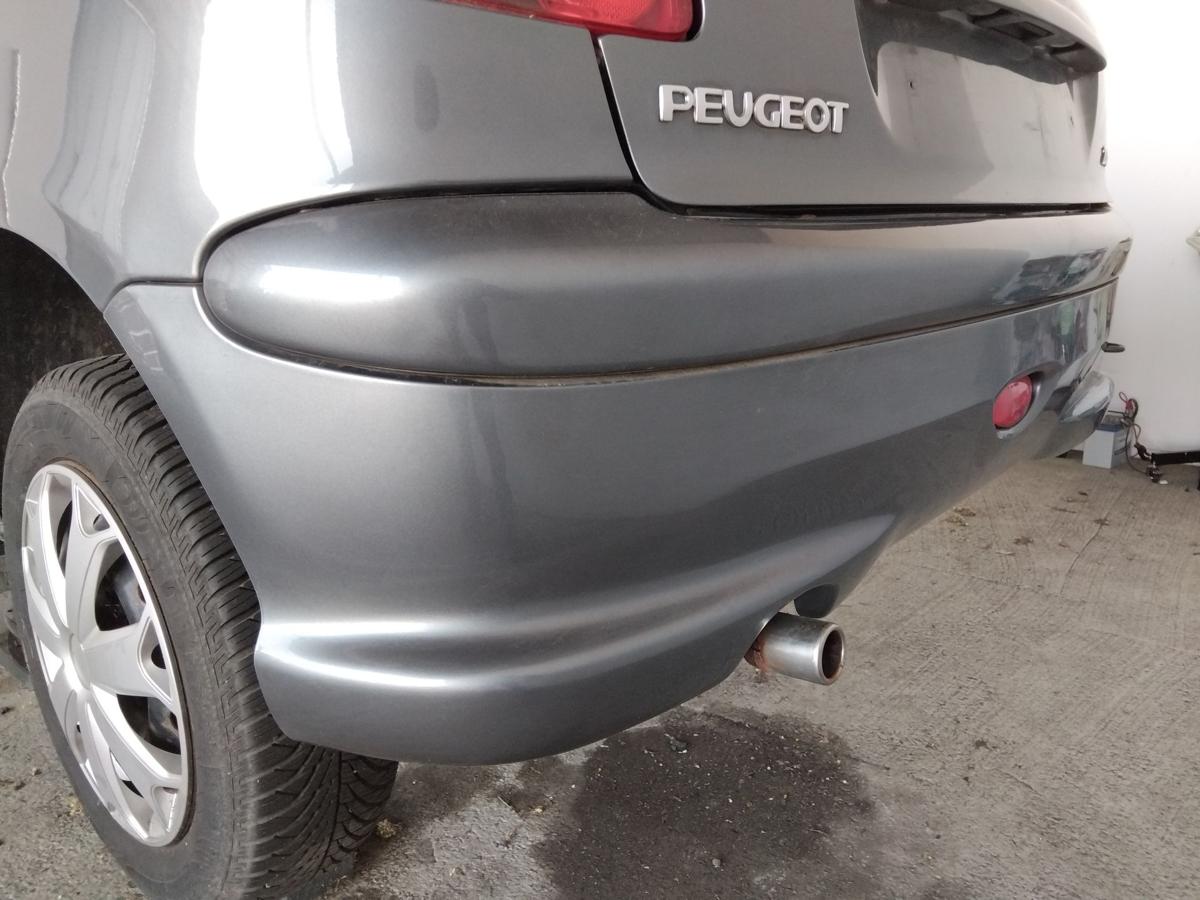 Peugeot 206 original Stoßstange Stoßfänger hinten thoriumgraumetallic KTH BJ2008