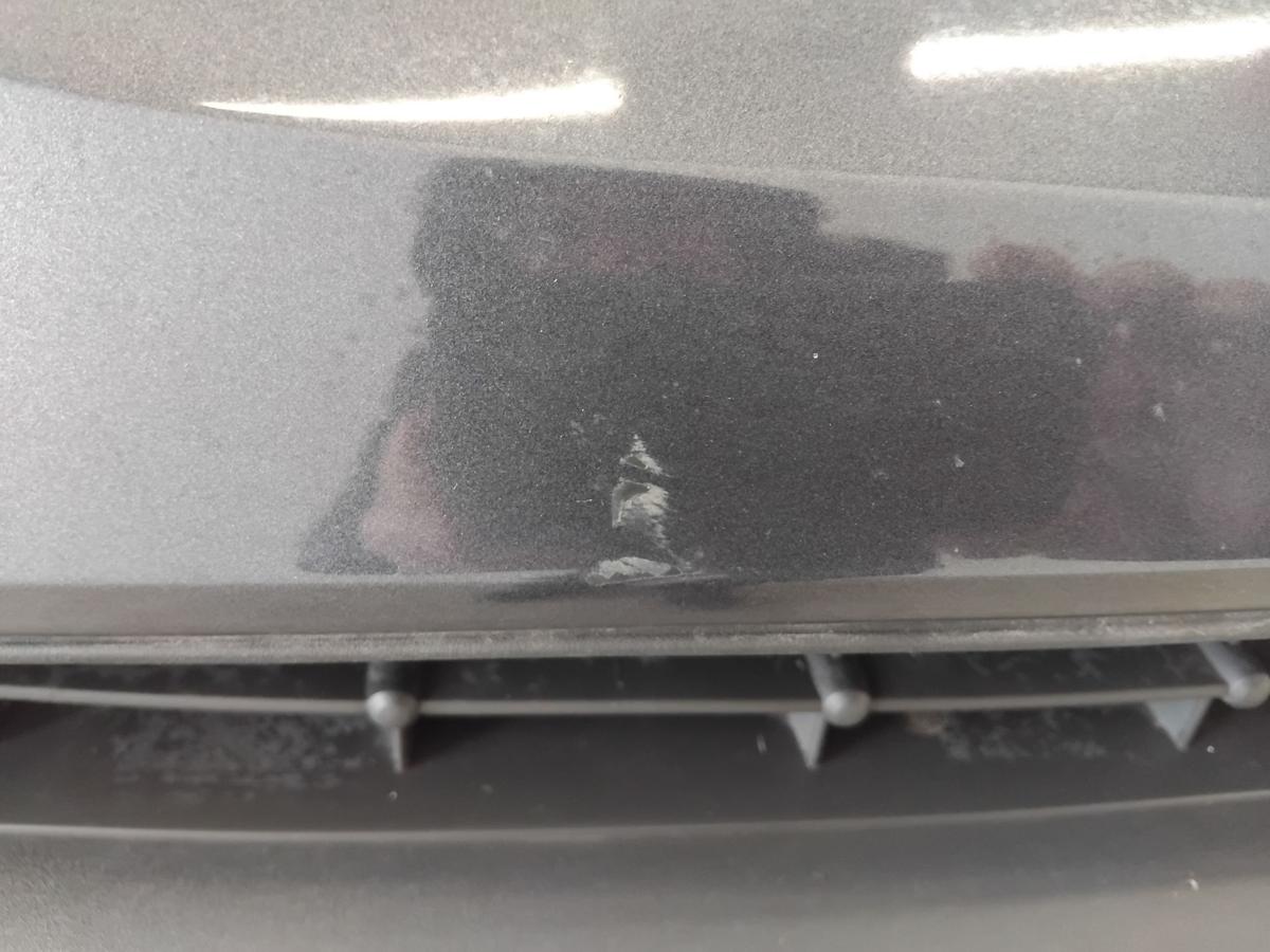 Ford Fiesta JA8 original Stossf&auml;nger Sto&szlig;stange vorn Royal-Grau Metallic BJ2009