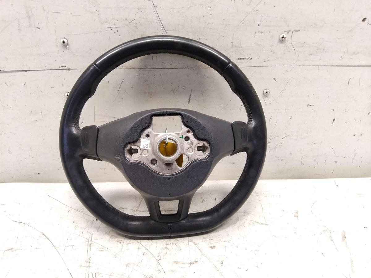 VW Golf Sportsvan original Lederlenkrad mit DSG-Schalttasten 5G0419091GF E74