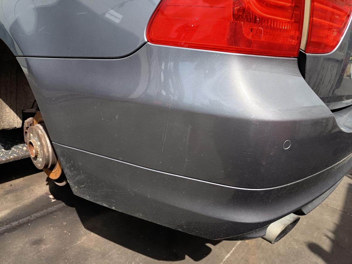 BMW 3er E91 original Sto&szlig;stange hinten A52 Spacegrau Facelift Baujahr 2009