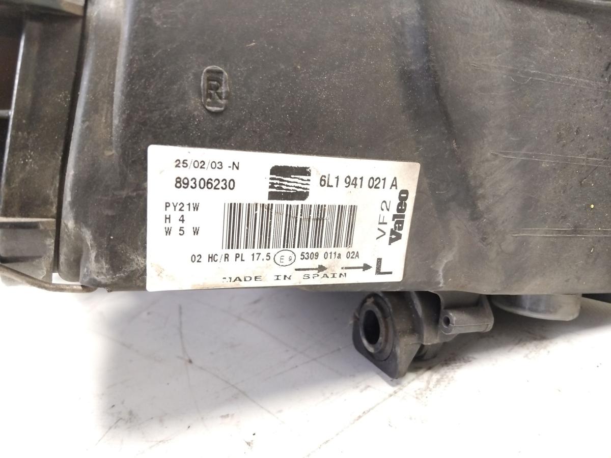 Seat Ibiza 6L orig Scheinwerfer links Valeo 6L1941021A Halogen mit LWR BJ2003